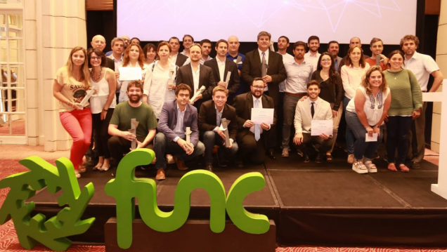 imagen Premios FUNC 2019: empresas, investigadores, alumnos y entidades vivieron una vibrante fiesta a pura emoción