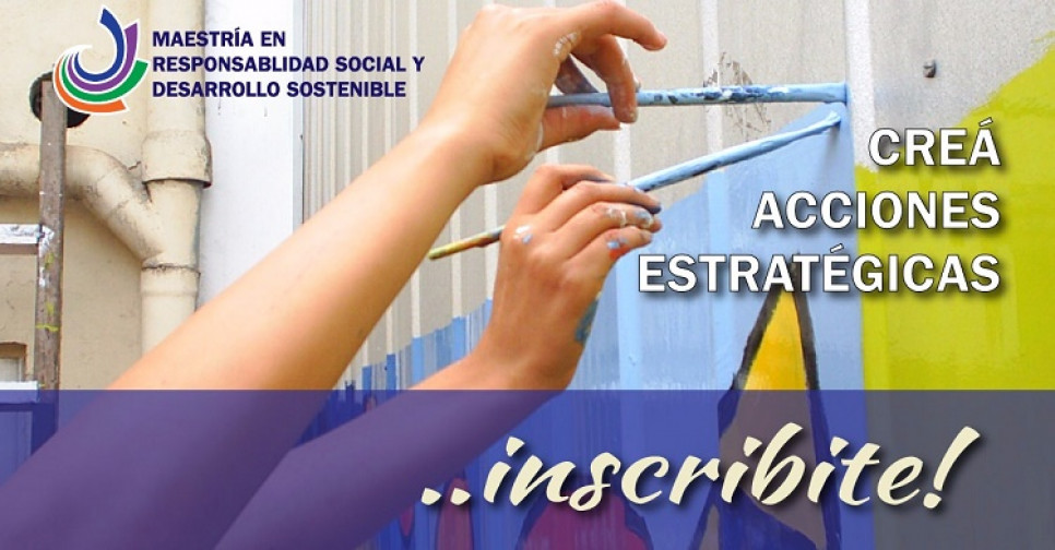 imagen Inscripciones abiertas para la Maestría en Responsabilidad Social y Desarrollo Sostenible 